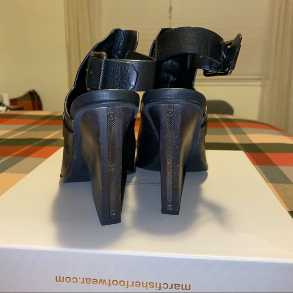 Calvin Klein Wood block heel Wedges - Picture 5 of 7